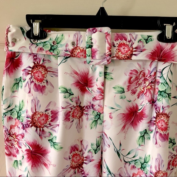large floral print pants - Picture 3 of 4